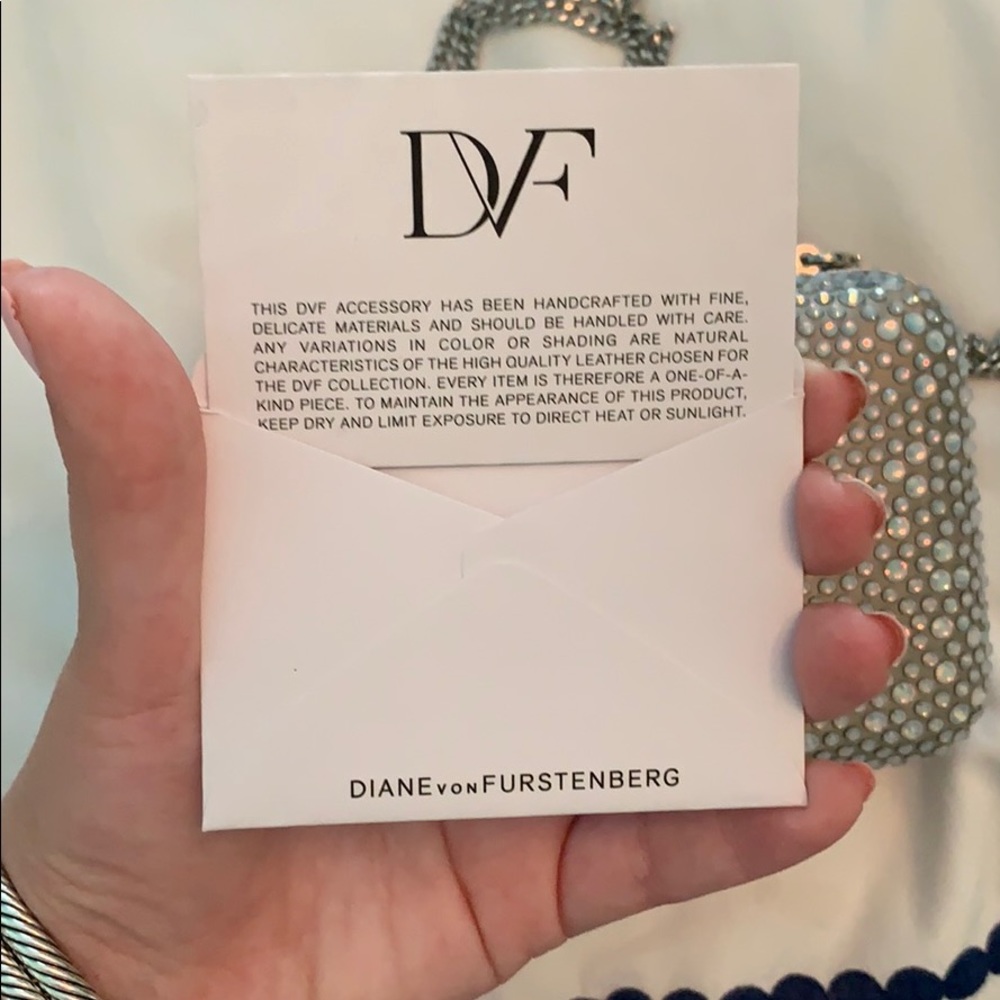 DVF crystal encrusted clutch - Picture 3 of 5
